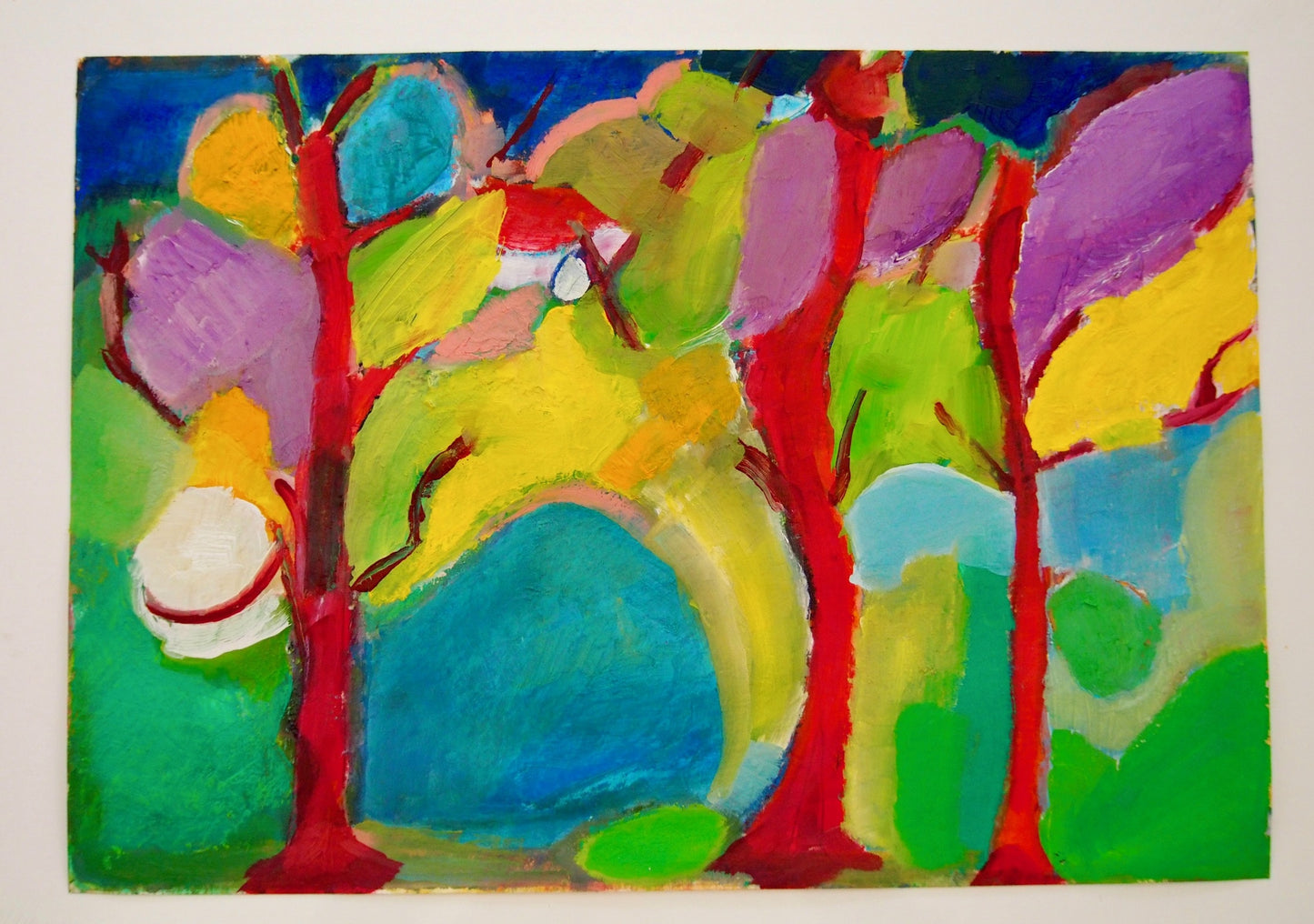 Alberi rossi 10 (La vita a colori)