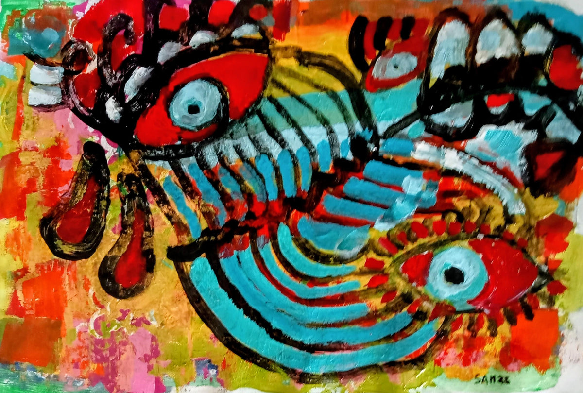Abstract 173 - Original Italian Contemporary Painting
