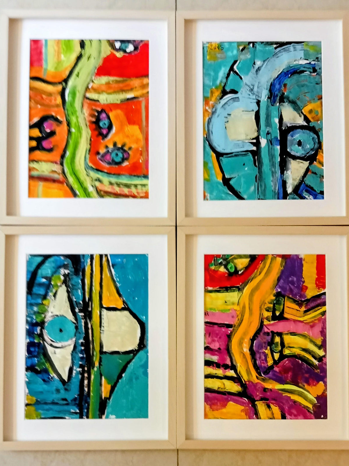 Tetralogy- Original Italian Contemporary Painting