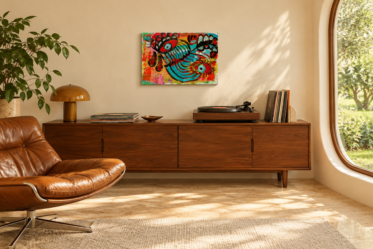 Lifestyle Abstract 225, angolo musicale vintage